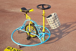 원형 1인 특수 자전거